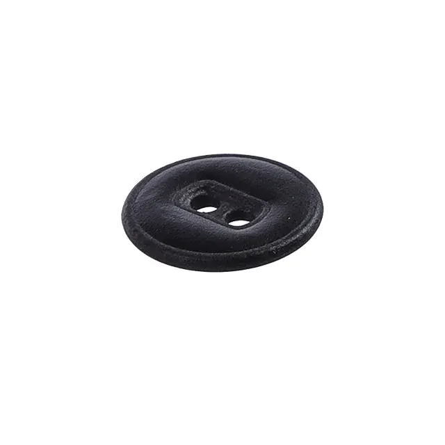 Etiqueta de lavandería con botón duro de 18 mm de diámetro.