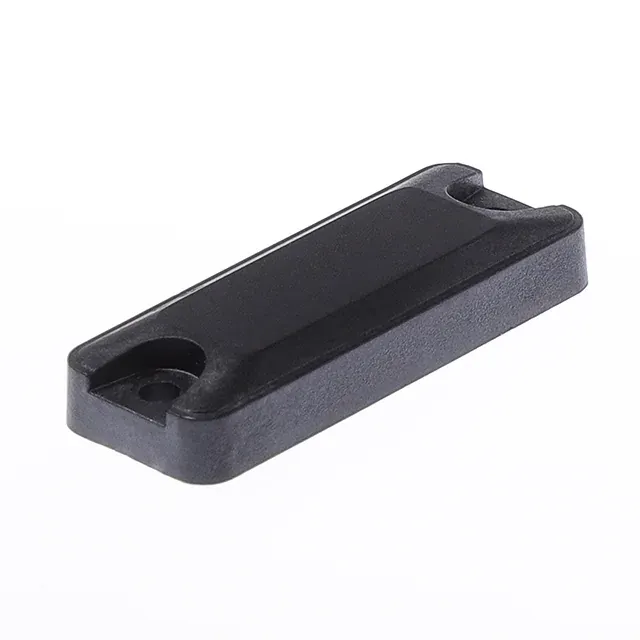 Auf Metall montiertes Schild mit Kunststoffgehäuse, 37 x 14 mm